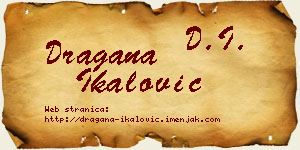Dragana Ikalović vizit kartica